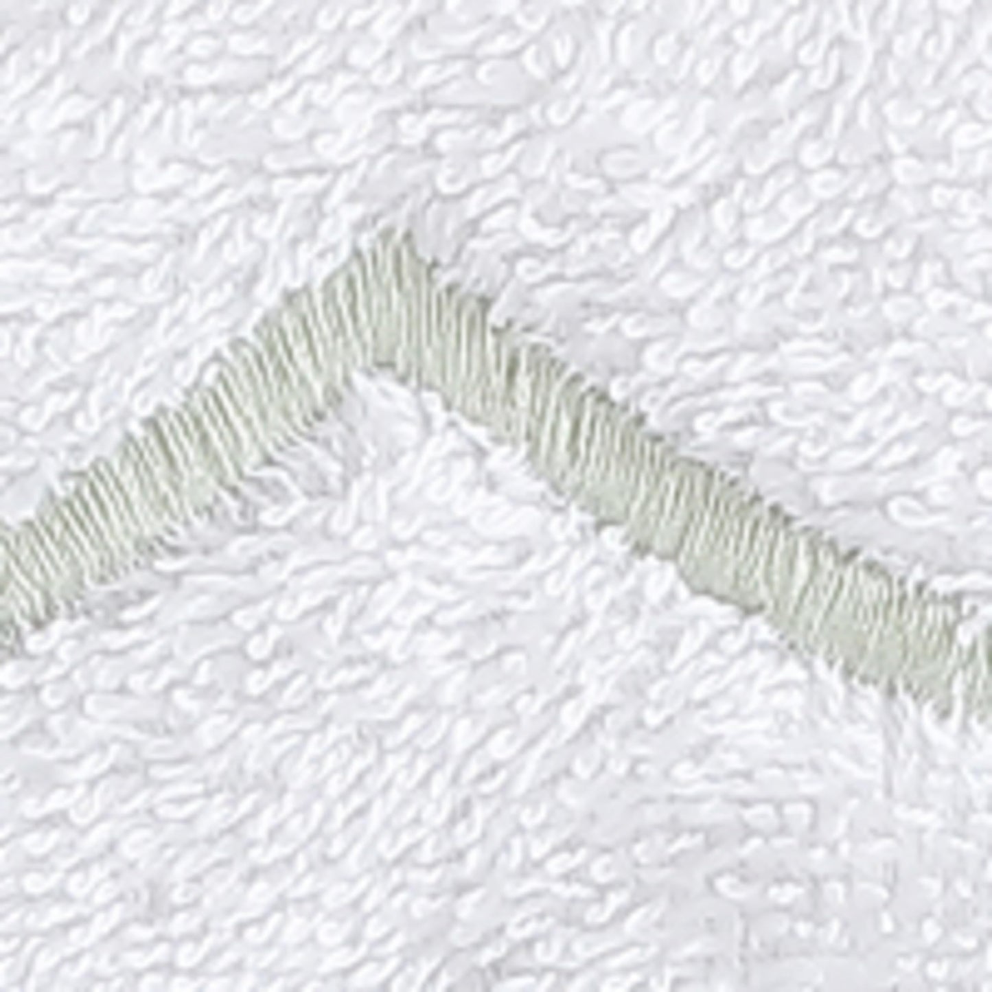 Peri Home 100% Cotton Hand Towel for Bathroom, Embroidered, Soft & Absorbent, 500 GSM, 1 Piece, 16" x 27", White with Blue Scallop