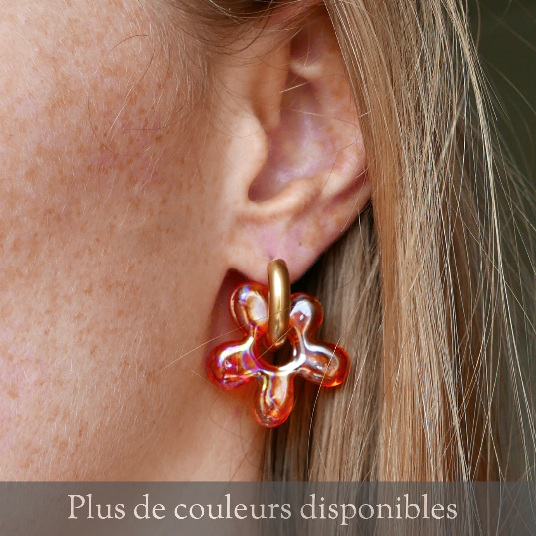 Boucles d'oreilles Vera Irisées